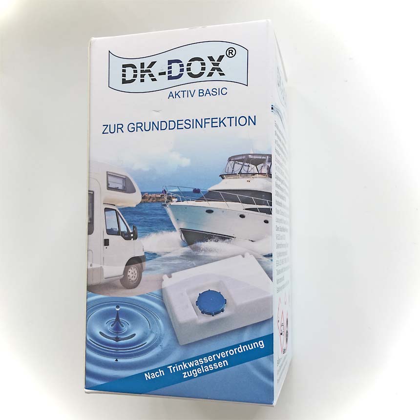 DK-Dox Aktiv Basic von Dr. Küke für die Grunddesinfektion von Wassersystemen