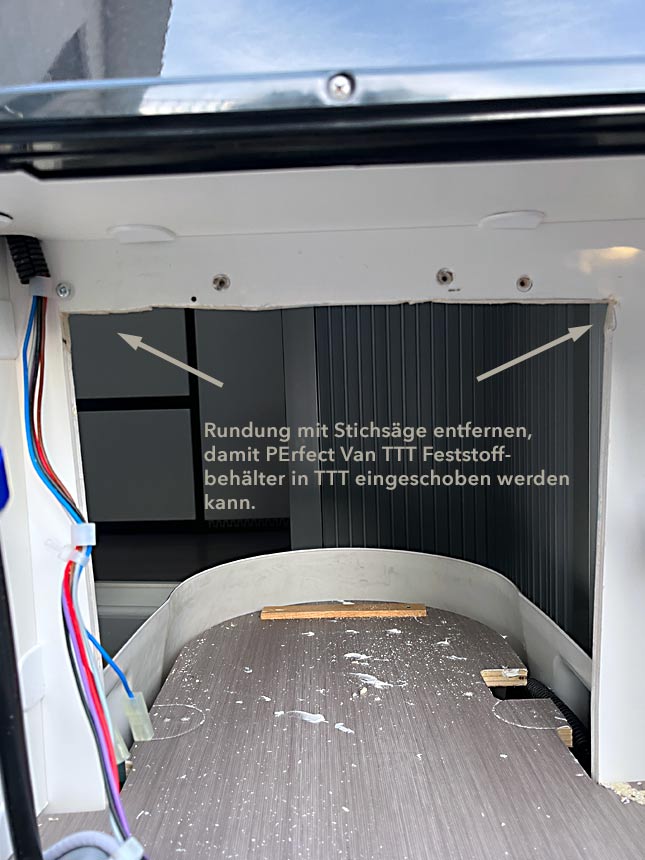 Adria 640 SGX - Einbau Perfect Van TTT _Auschnitt vergrössern