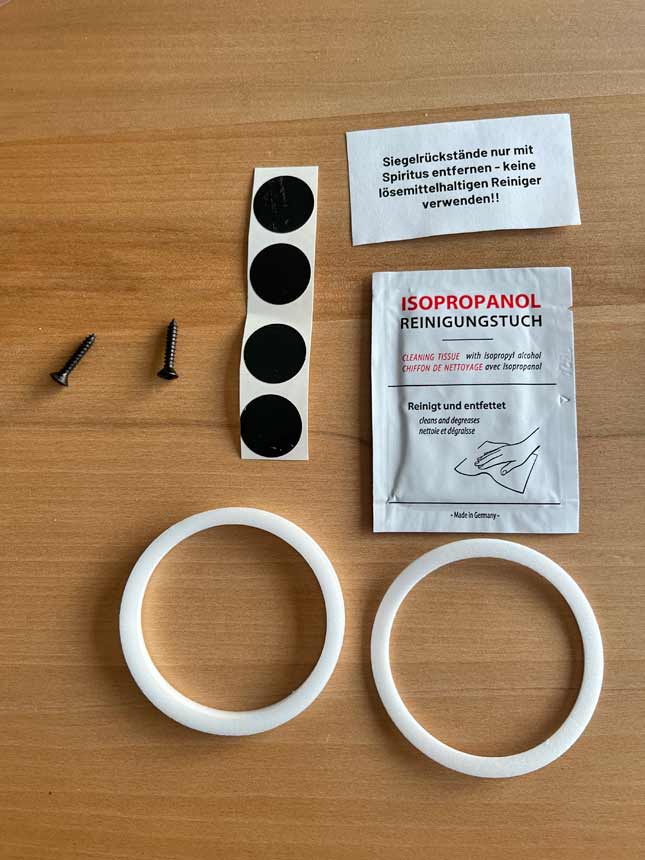Einbau Perfect Van TTT - Kleinteile